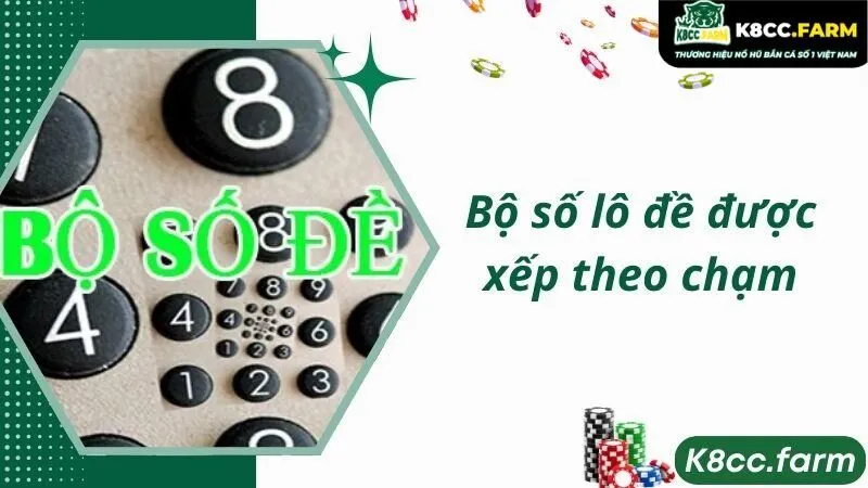 Bộ số lô đề được xếp theo chạm